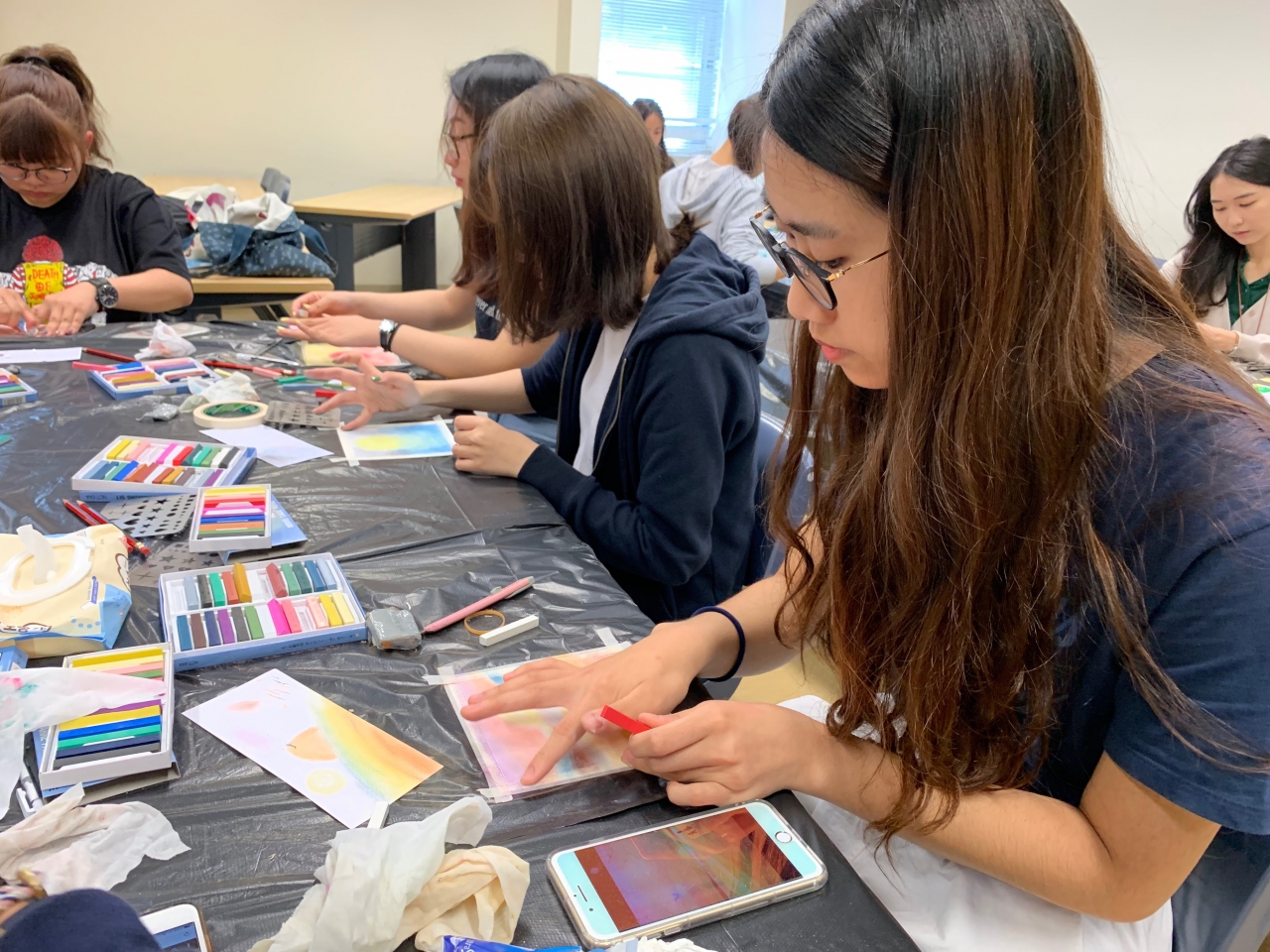 和諧粉彩體驗工作坊 嶺南大學持續進修學院